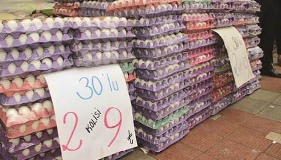 Yumurtanın fiyatı 40 kuruşa düştü!