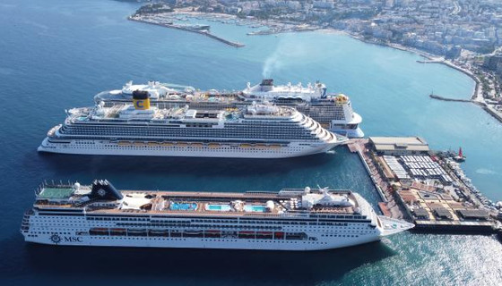 Türkiye limanlarına 7 ayda 437 kruvaziyer yanaştı