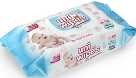 Selpak mendil, ıslak mendili yuttu!