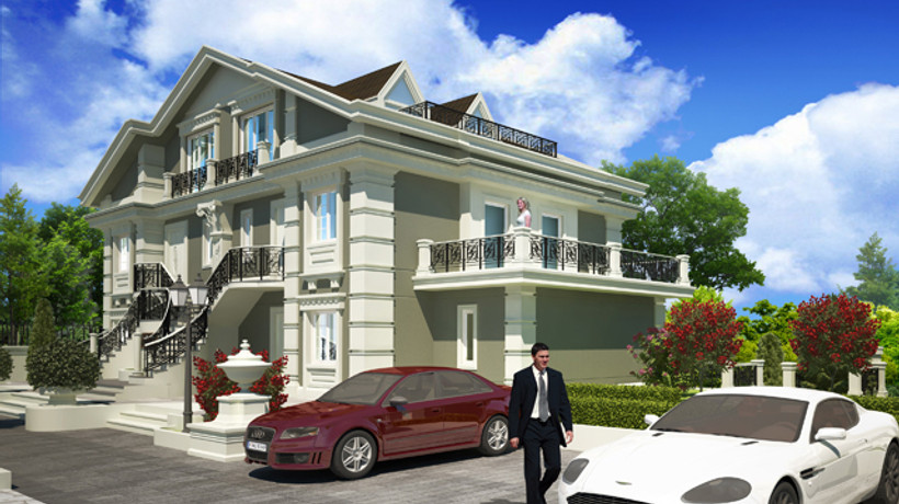 Sultan Koru projesinde metrekaresi 3 bin 500 dolara villa!