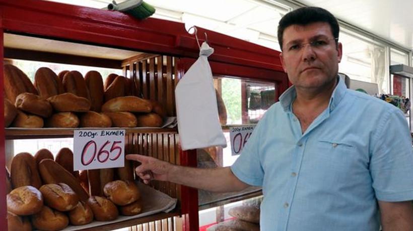 Burada ekmek 65 kuruş!