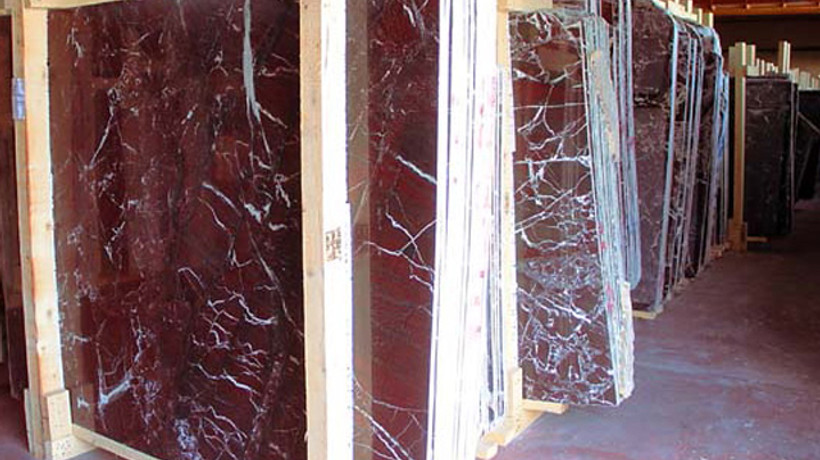 Elazığ'ın vişne mermeri ABD'de