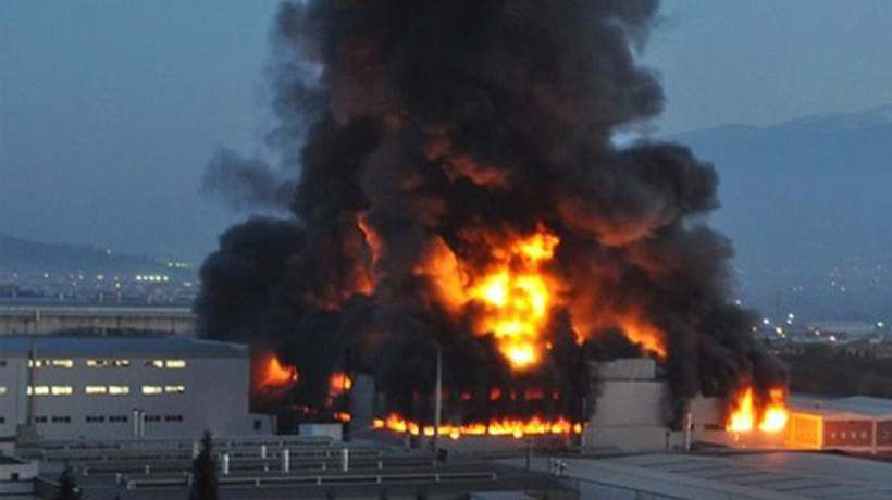 Sigorta şirketleri fabrika yangınları için harekete geçti