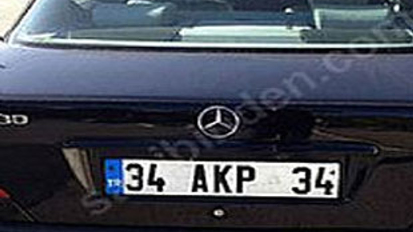 34 AKP 34 plakası satılık