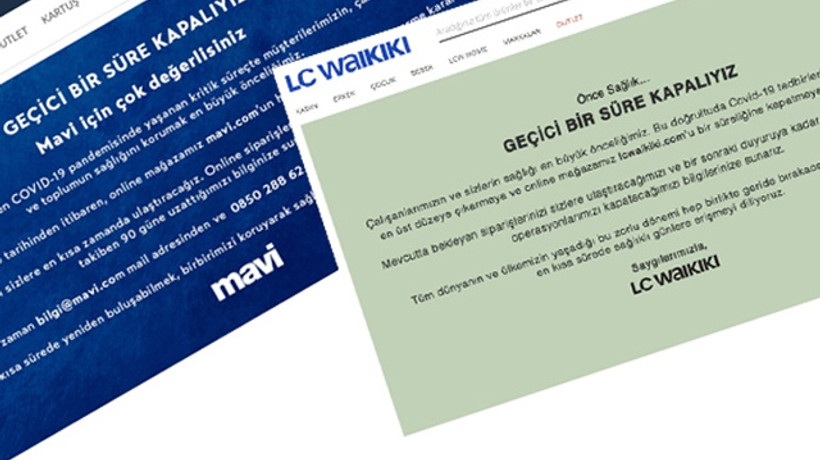 LCW ve Mavi Jeans, online mağazaları da kapattı