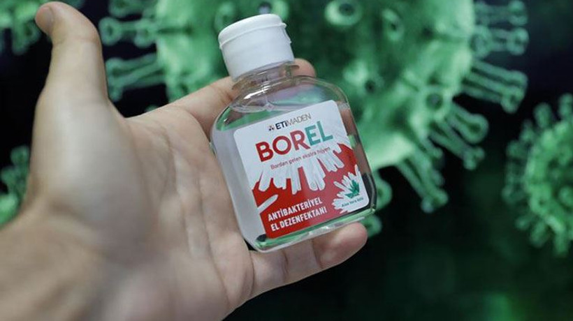 Yerli dezenfektan Borel satışta