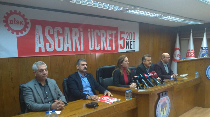 DİSK, asgari ücret talebini açıkladı