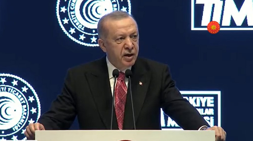 Cumhurbaşkanı Erdoğan, 2021 ihracat rakamını açıkladı