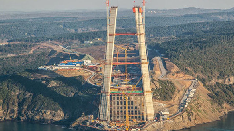 3. köprünün ayakları bitmek üzere