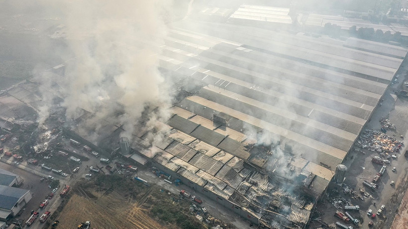 İnegöl OSB'deki facianın boyutu sabah ortaya çıktı