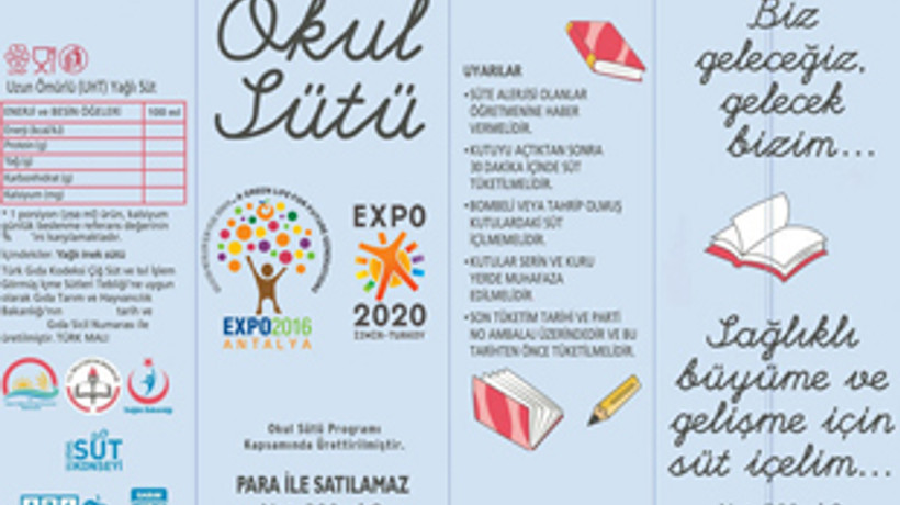 İşte 'Okul Sütü'nün kutusu!