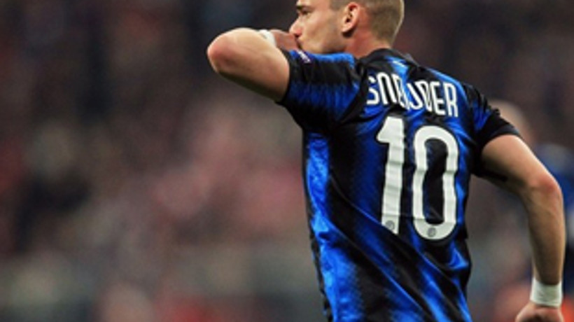 Sneijder'de 10 numara damping!