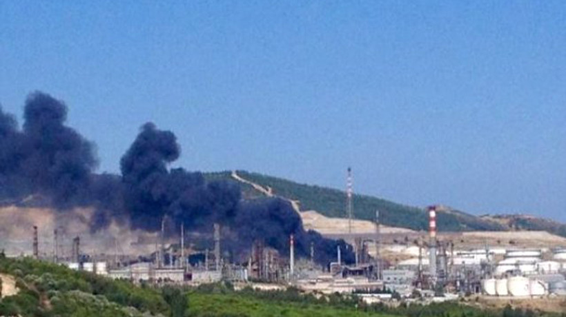 Tüpraş Rafinerisi'ndeki yangın söndürüldü