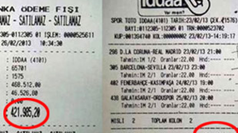 İki liraya 937 bin 24 TL kazandı!