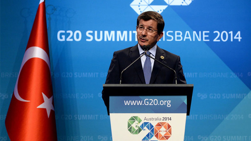 Başbakan Ahmet Davutoğlu G20 zirvesinde konuştu