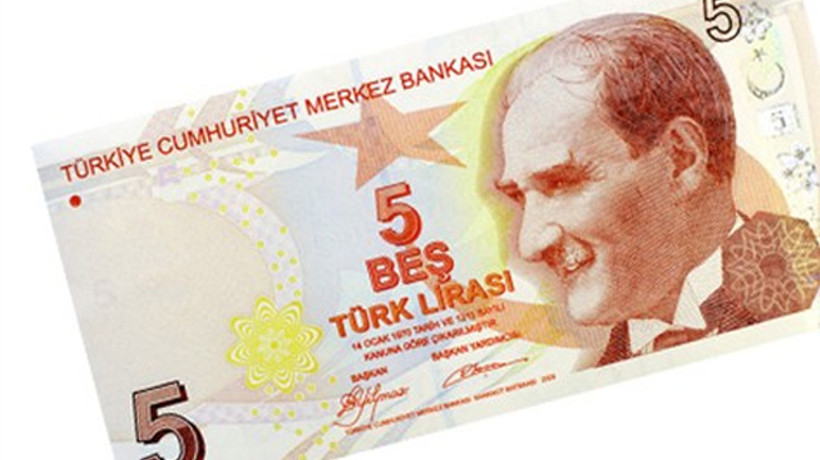5 liralık banknotların rengi değişti!
