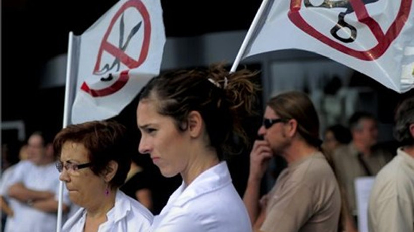 İspanya'da sağlık çalışanları grevde