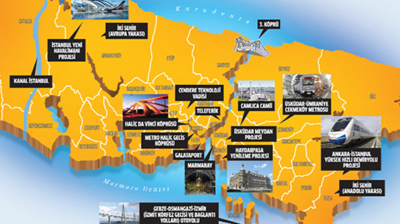 İstanbul 'mega şantiye'ye döndü