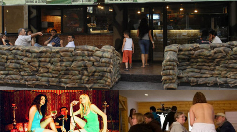 Terörist menü, topless cafe!